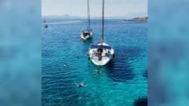 Sailing from Heraklion to Dia Island